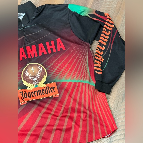 Gemini JAGERMEISTER JAGER YAMAHA 1/4 Zip FIshing Outdoor Shirt Jacket The Stag - Picture 5 of 8